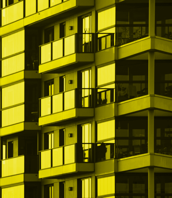 Closeup image of a section of a building.